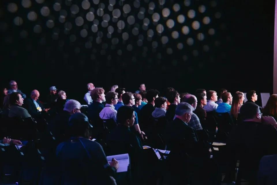 Audience at one of Cate Trotter's keynotes