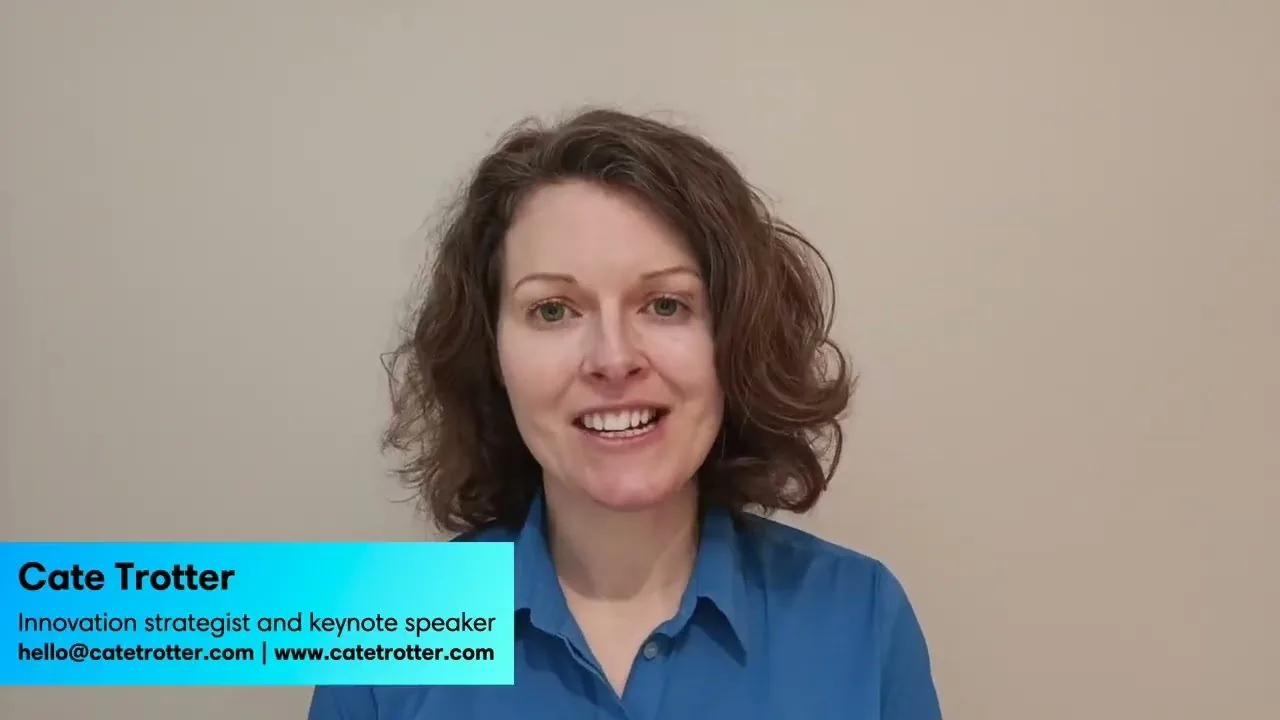 Cate Trotter speaking showreel